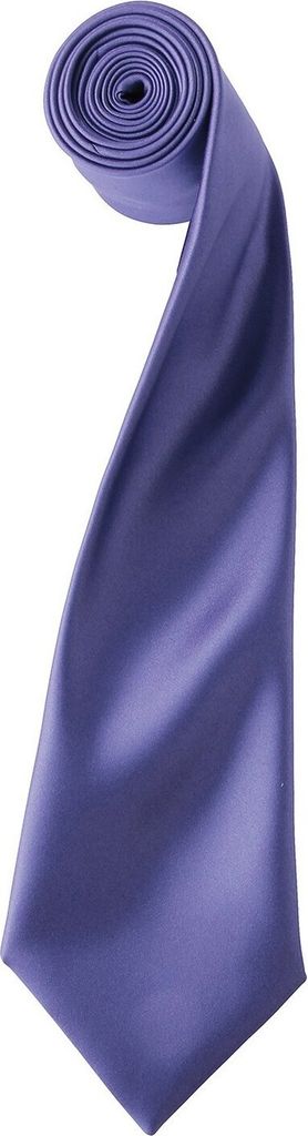 Premier - "Colours" Krawatte für Herren/Damen Uni PC6853 (Einheitsgröße) (Violett)