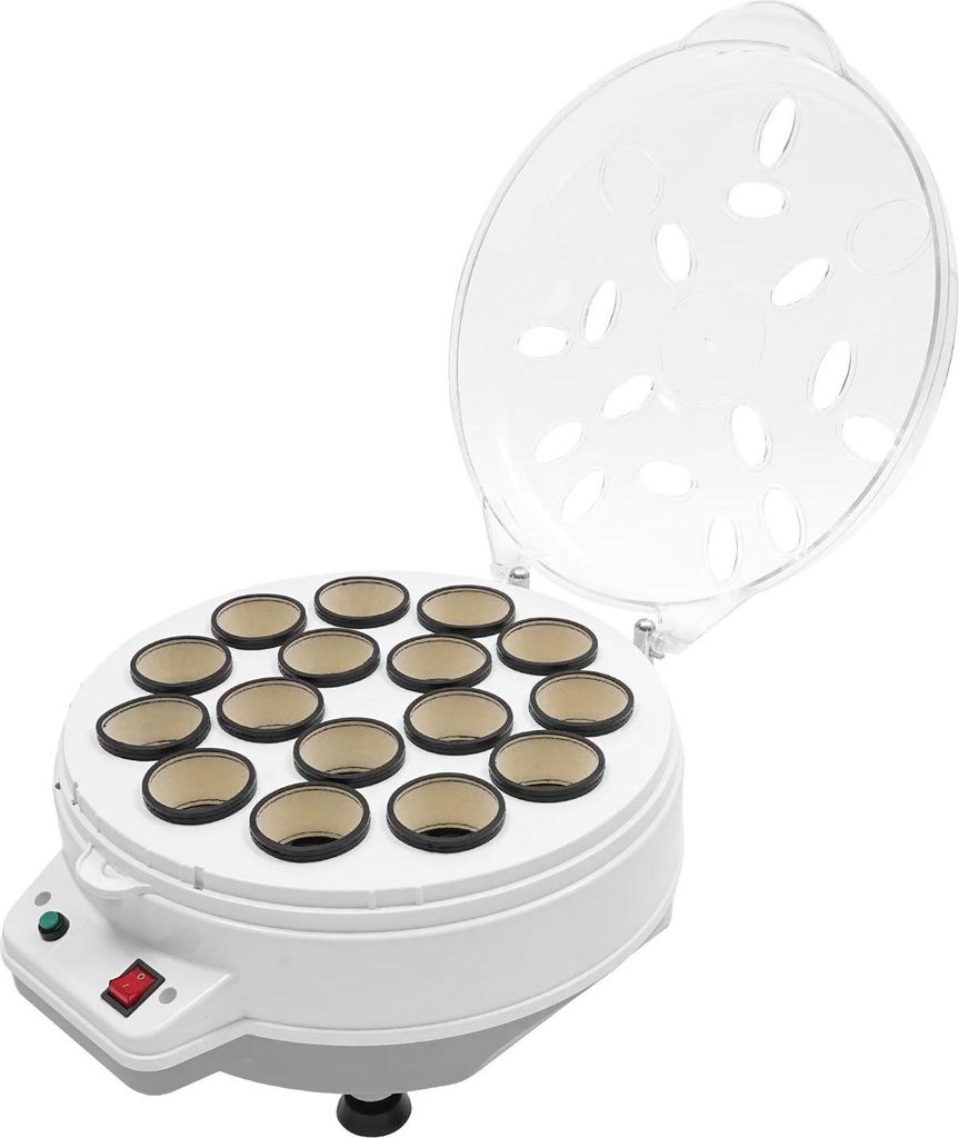 Billardkugelreiniger - Automatische Poolkugel Poliermaschine - 180W - Für 16 Kugeln - Tischgerät - 1000 U/min - 220V - Weiß