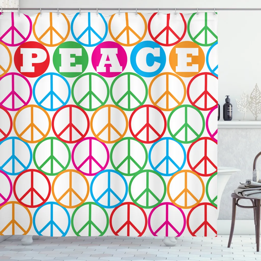 Tenda Doccia Hippie ABAKUHAUS 175x220: Spirito Libero e Tessuto Tecnico