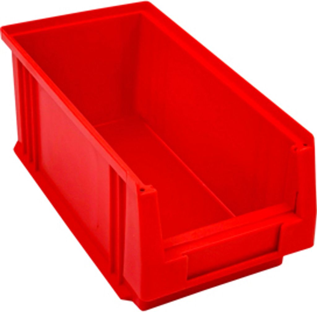 SuperSparSet 25x Sichtlagerbox Classic E | Rot | HxBxT 12x15x29cm | Polypropylen | Sichtlagerbehälter, Sichtlagerkasten, Sichtlagerkastensortiment...
