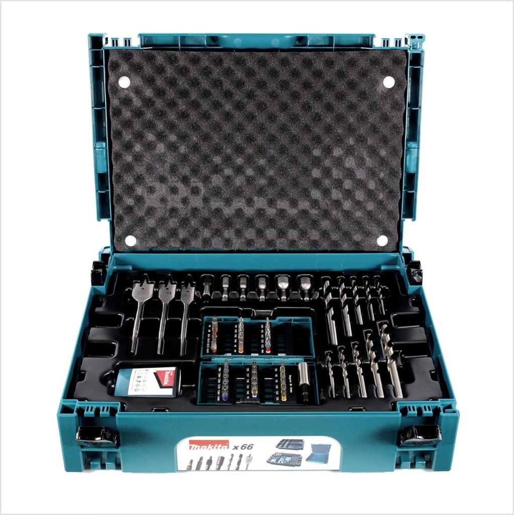 Makita Bohrer-Bit-Set 66-tlg Steckschlüssel Metall Holz Produktbild 17