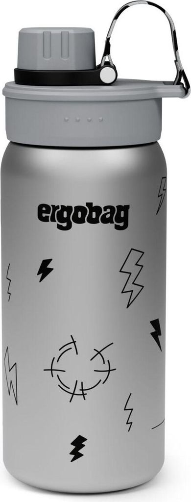 Ergobag Edelstahl Trinkflasche Gewitter 0,5 l Produktbild 