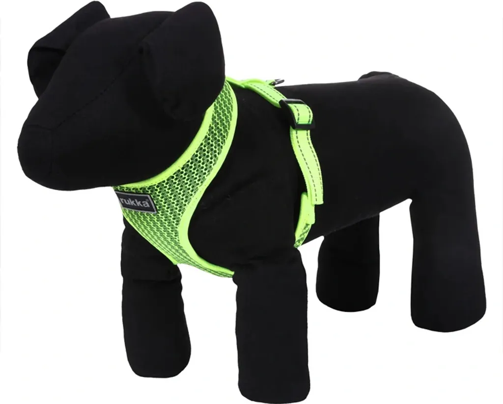 Rukka Dog Pettorina COMFORT AIR Gialla XL: Comfort e Visibilità per Cani