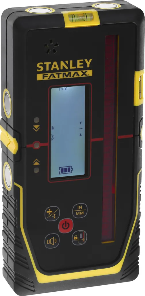Stanley HTS Récepteur Numérique Rouge avec Affichage LCD Haute Précision