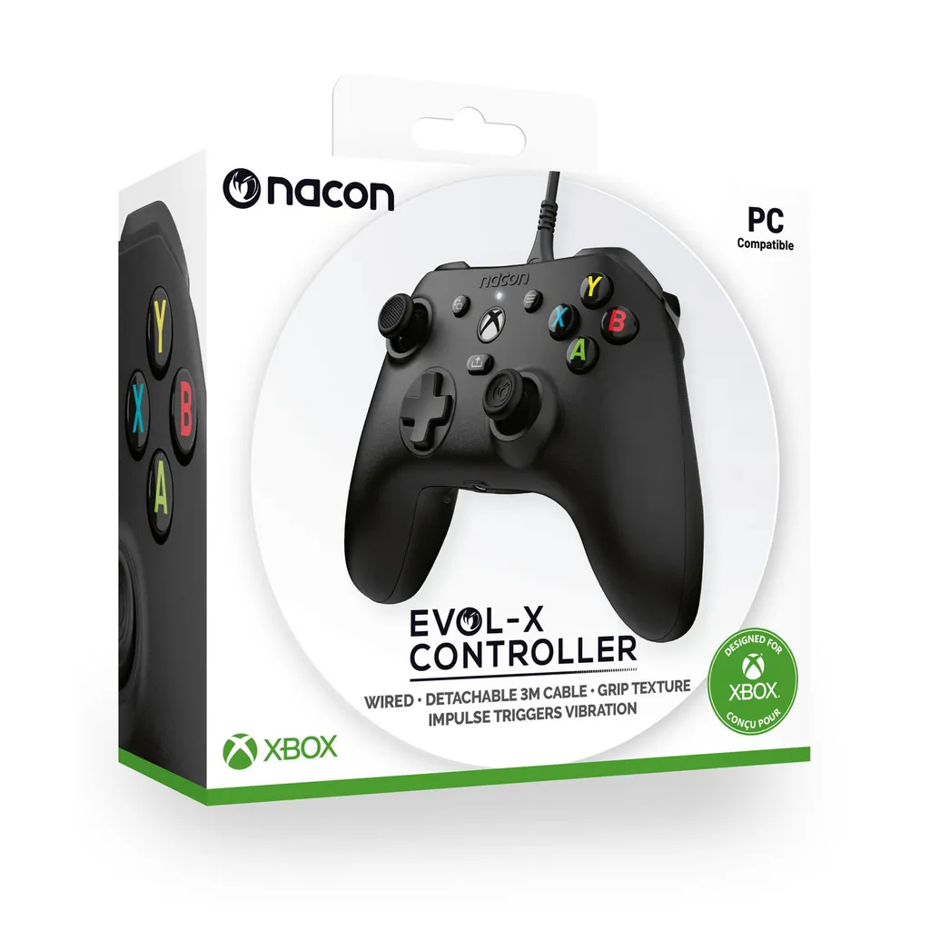 NACON EVOL-X Bianco Gamepad Xbox & PC - Controller Cablato Pro - 5