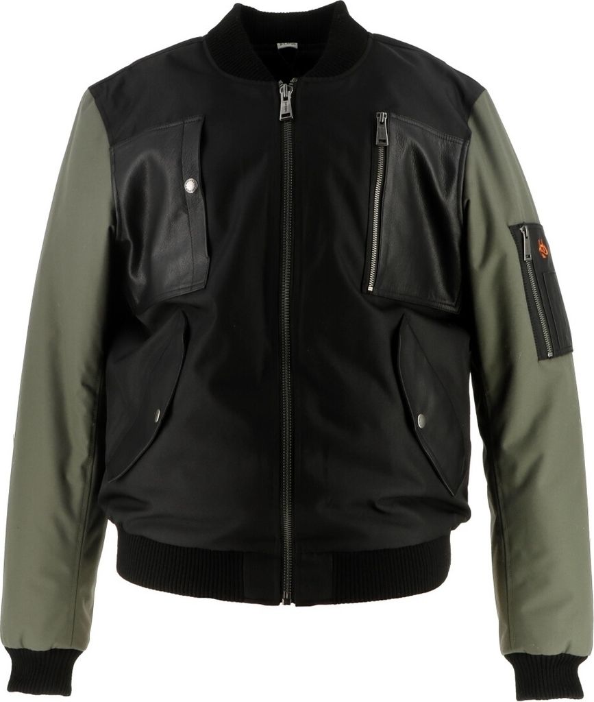 Helstons H-Bomb Motorrad Textiljacke, schwarz/grün, 4XL