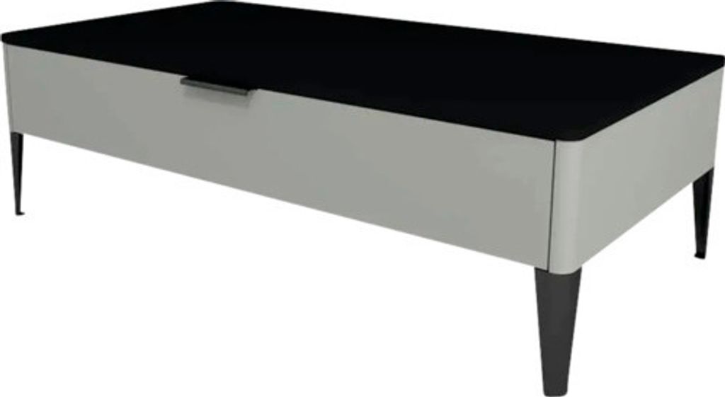 Unterschrank mit 1 Schublade Devo Lotos 31x100x53 cm perfect touch stahlgrau/schwarz