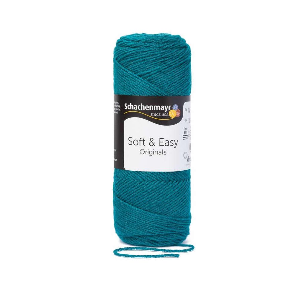 Schachenmayr Soft & Easy, 100g Petrol Handstrickgarne Produktbild 
