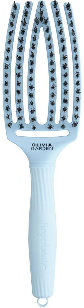 Olivia Garden - FingerBrush Boar&Nylon - Pastel Blue Productafbeelding  AI-gegenereerde afbeelding