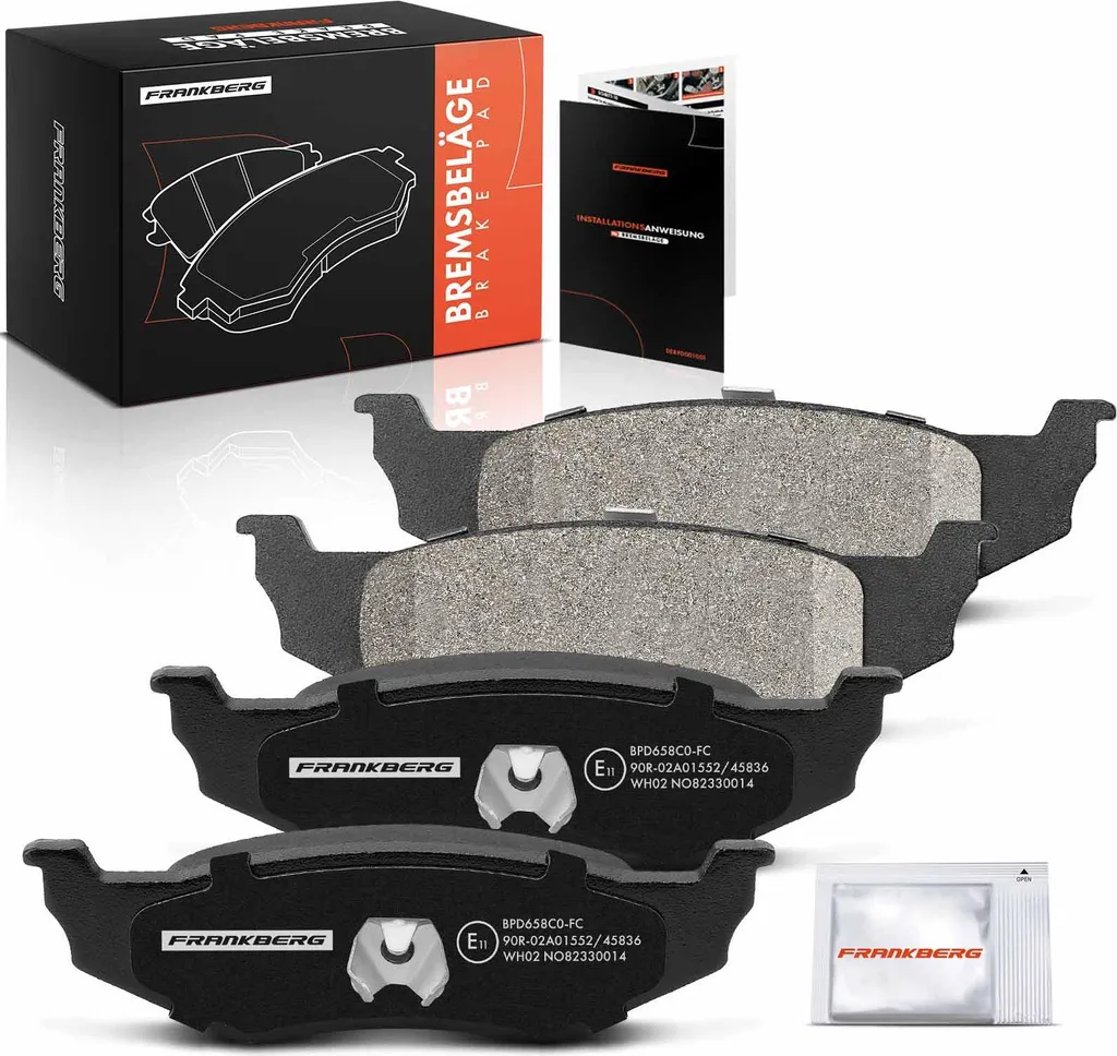Plaquettes de Frein Arrière Anti-Vibration pour Chrysler Neon et 300 M