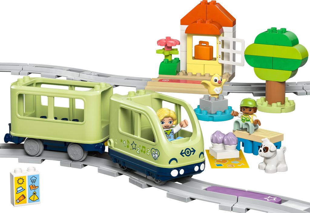 LEGO DUPLO Interaktive Abenteuer-Eisenbahn - Lernspielzeug Produktbild 