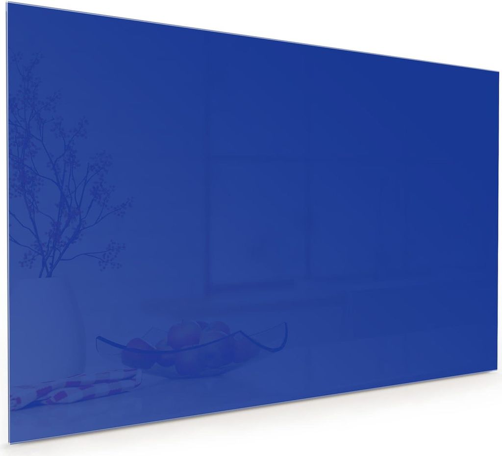 Küchenrückwand Spritzschutz Glas mit Motiv Königsblauer Produktbild 