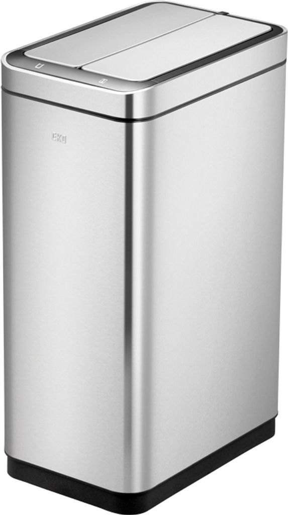 EKO - Deluxe Phantom Sensor Abfalleimer 30 Liter - Stainless steel Polypropylene - Matt Edelstahl
