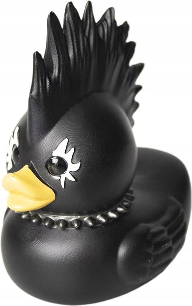 GOTHIC DUCK HEAVY METAL IROCHES Schwarz für die Badewanne Produktbild 