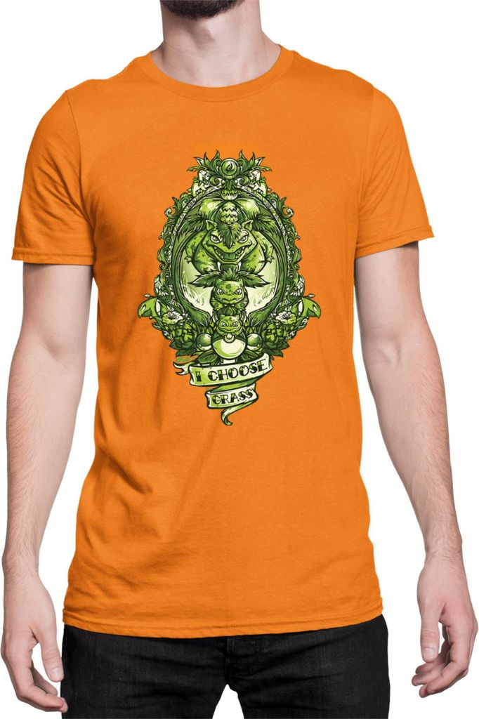 Herren T-Shirt Japan Manga Anime Comics Pokemon 028, Man XL / Orange