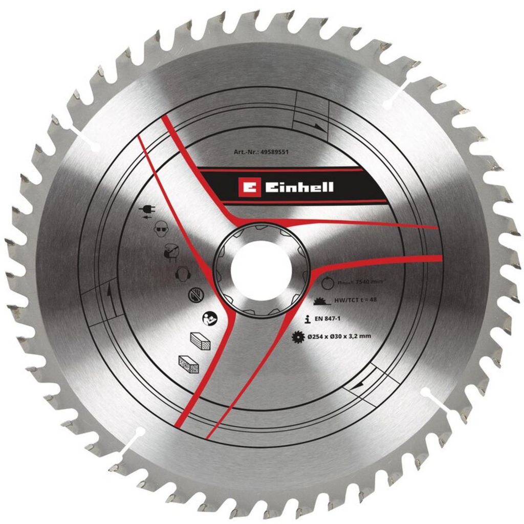 Einhell Stat. píla príslušenstvo Sbl D 254x30x3,2 Z48 Obrázok produktu 