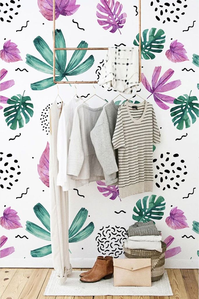 Coloray Fototapete 250x250 cm An Einer Wand Latex Latextapete - Abstraktionsblätter