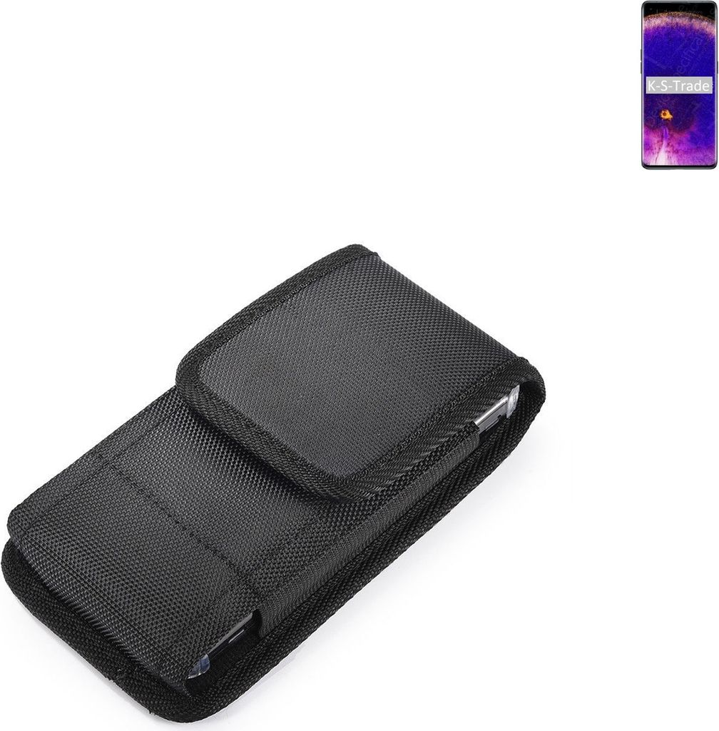 Holster Gürteltasche kompatibel mit Oppo Find X5 Pro Holster Gürtel Tasche wasserabweisend Handy Hülle Schutz Hülle Outdoor schwarz K-S-Trade