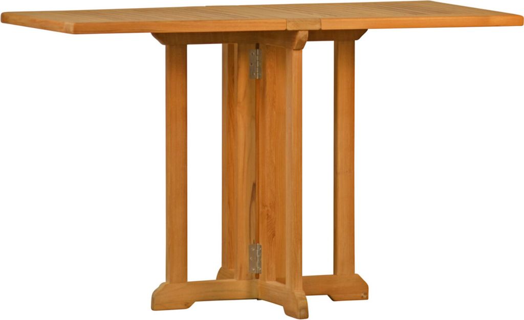 Balkontisch Teak 120 x 60 cm als klappbarer Teaktisch mit Produktbild 