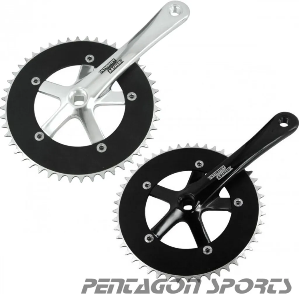 Pédalier Monovitesse Argent 42 Dents Sturmey Archer FCT22 170 mm