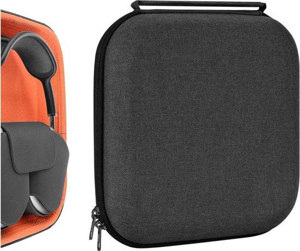 Gepäcktasche für Ohrstöpsel - Hartschalenkoffer - Reisebeutel mit Kabelhalter - Transportcase - Dämmergrau - Ersatzkoffer