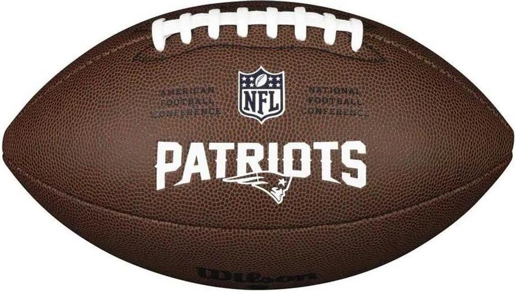 Wilson Nfl Licensed New England Patriots American-football-ball Braun Braun One Size