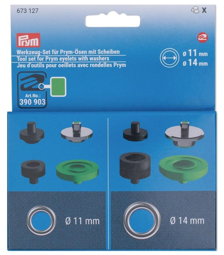 Prym 673127, Botones (tipo "snap"), Metal, Plástico, Imagen del producto 