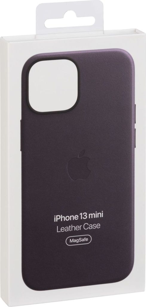 Apple iPhone 13 mini Leather MagSafe Dark Cherry Produktbild 