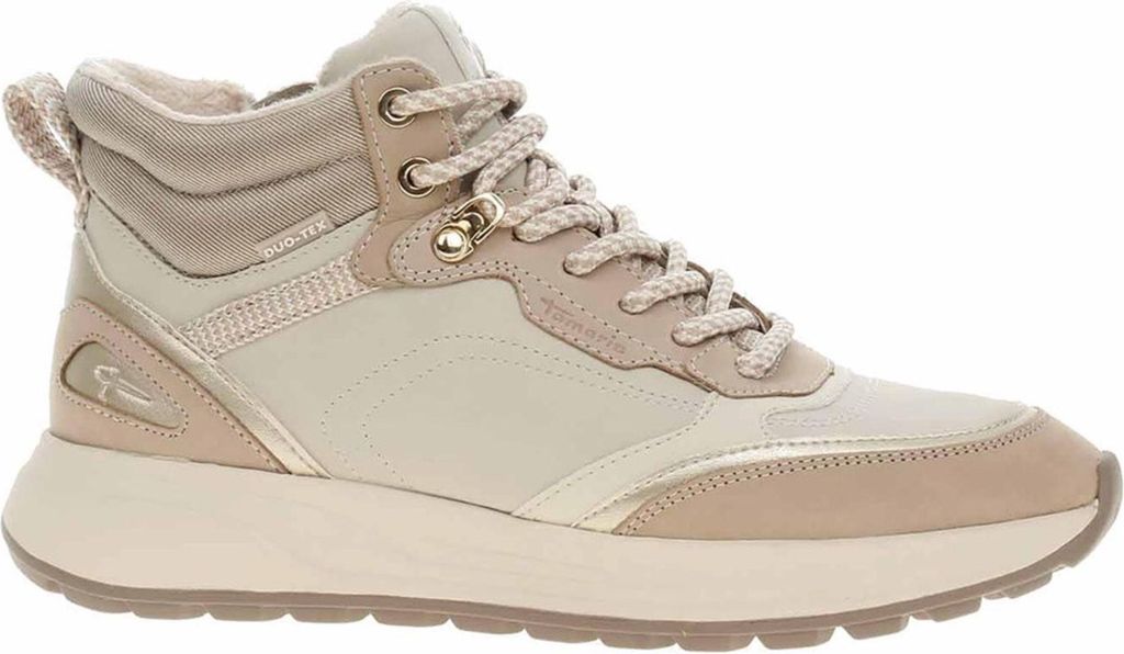 Tamaris Schnürstiefel Beige in Gr. 41