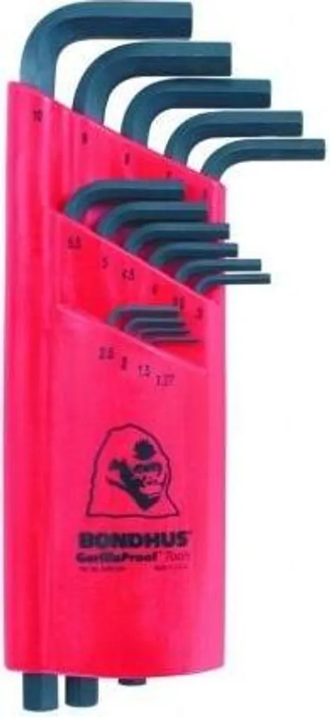 Set di chiavi metriche a L Bondhus HLX 15