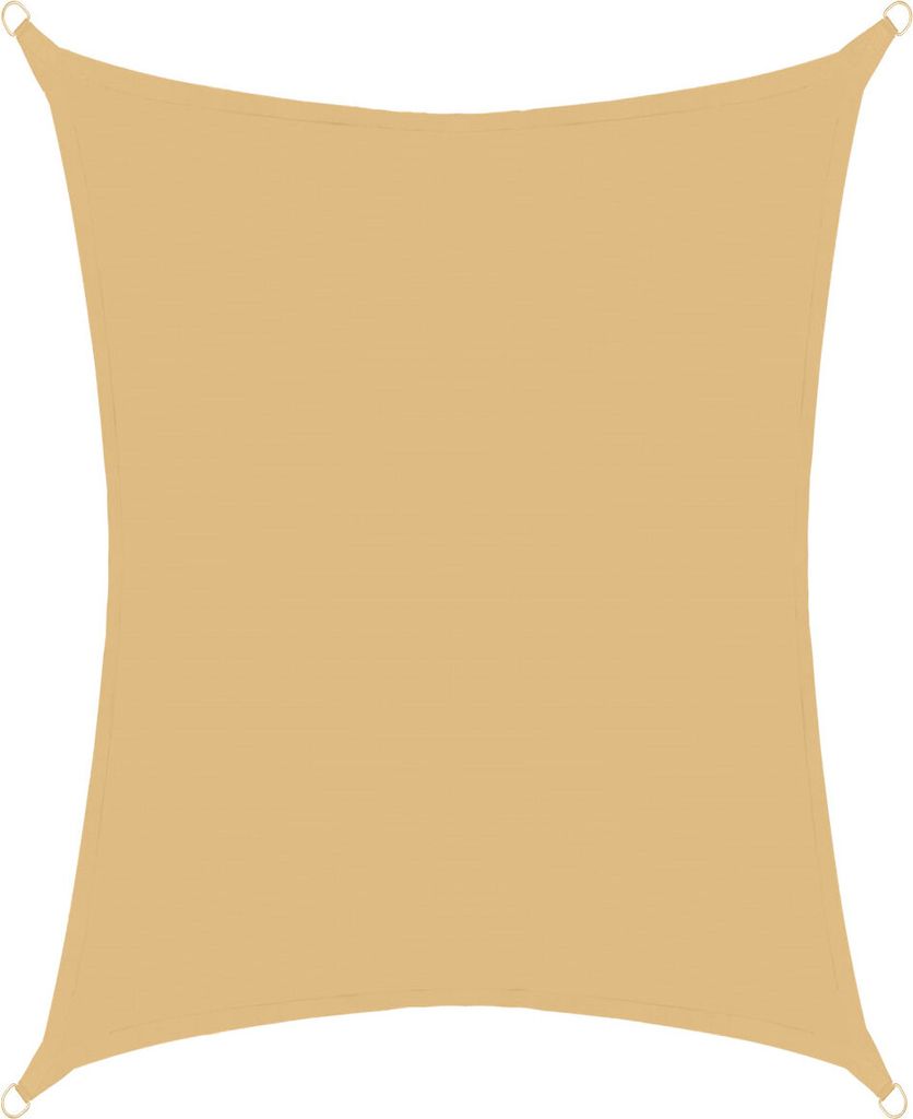 Sonnensegel 3x4m rechteckig - sand - Sand