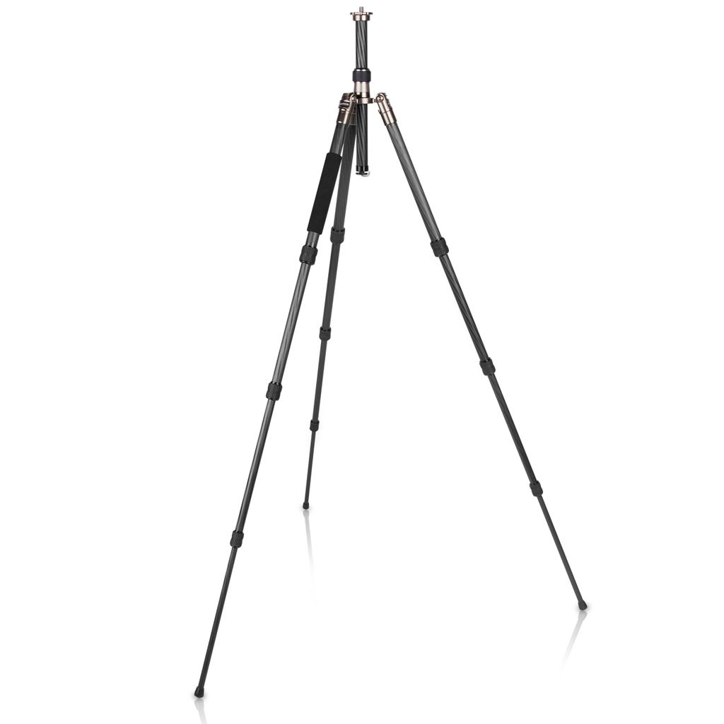 Mantona Titanium Carbon, 3 noha/nohy, Čierna, Šedá, 17 cm, Obrázok produktu 