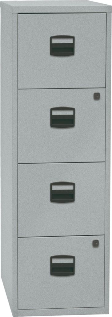 Bisley Home Hängeregistratur Schrank Home Office - Farbe: Silber