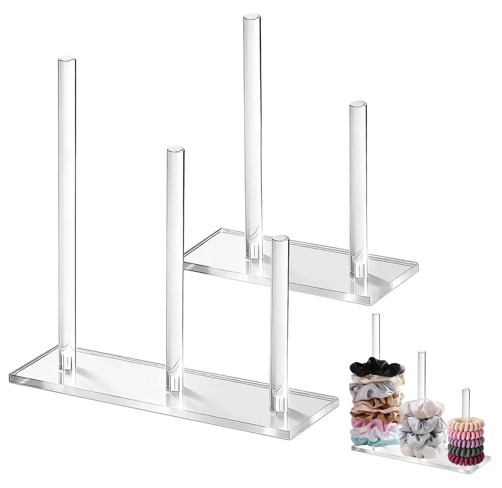 Organiseur transparent pour accessoires de coiffure et barrettes filles
