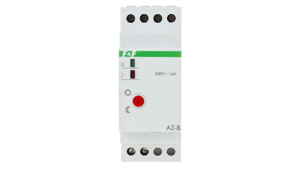 Interrupteur crépusculaire 16A AZ-B-UNI U=12-264V AC/DC rail DIN