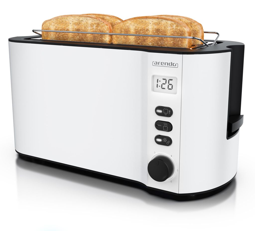 Tostadora Arendo Langschlitz de 1500 W para 4 rebanadas, Imagen del producto 