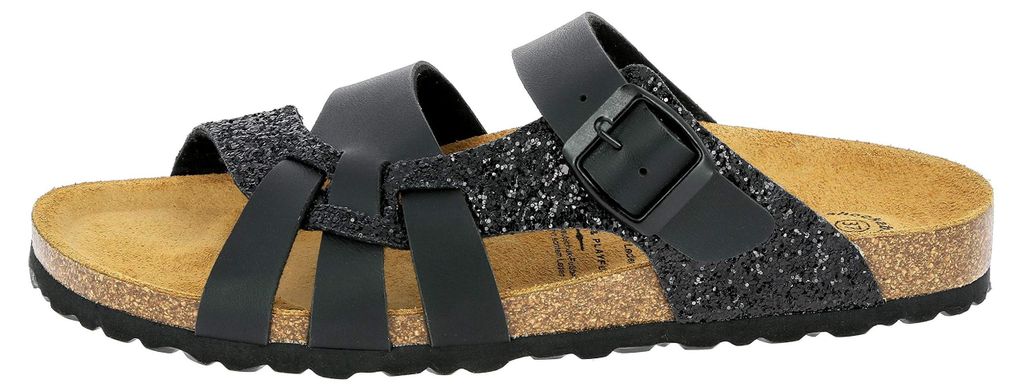 Lico Damen Bioline Gleam Pantoletten, Schwarz, 41 EU Produktbild 