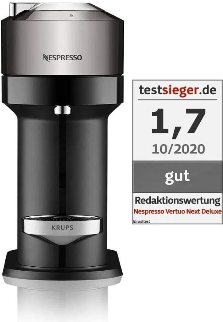 Machine Nespresso Vertuo Next 1500W Krups - Technologie Centrifusion Pro