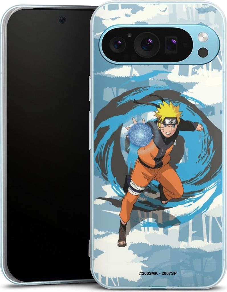 DeinDesign Handyhülle für Google Pixel 9 Pro XL Silikon Hülle Case Smartphone Schutzhülle Manga Naruto Shippuden Offizielles Lizenzprodukt