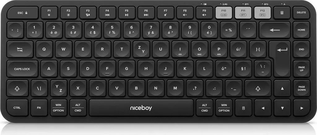 Clavier Bluetooth Silencieux Niceboy OFFICE K30X BT CZ Fini les Câbles