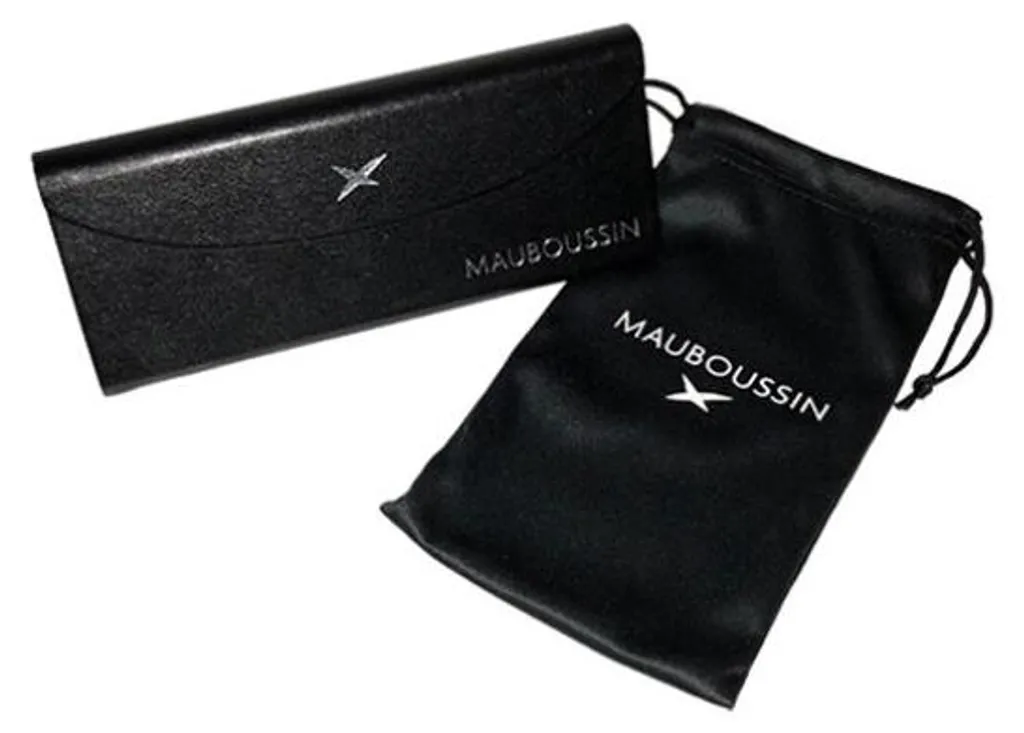 Lunettes MAUBOUSSIN MAU1907-03-48 en métal argenté avec gravure