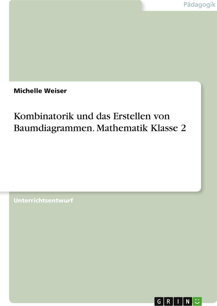 Kombinatorik und das Erstellen von Baumdiagrammen. Mathematik Klasse 2