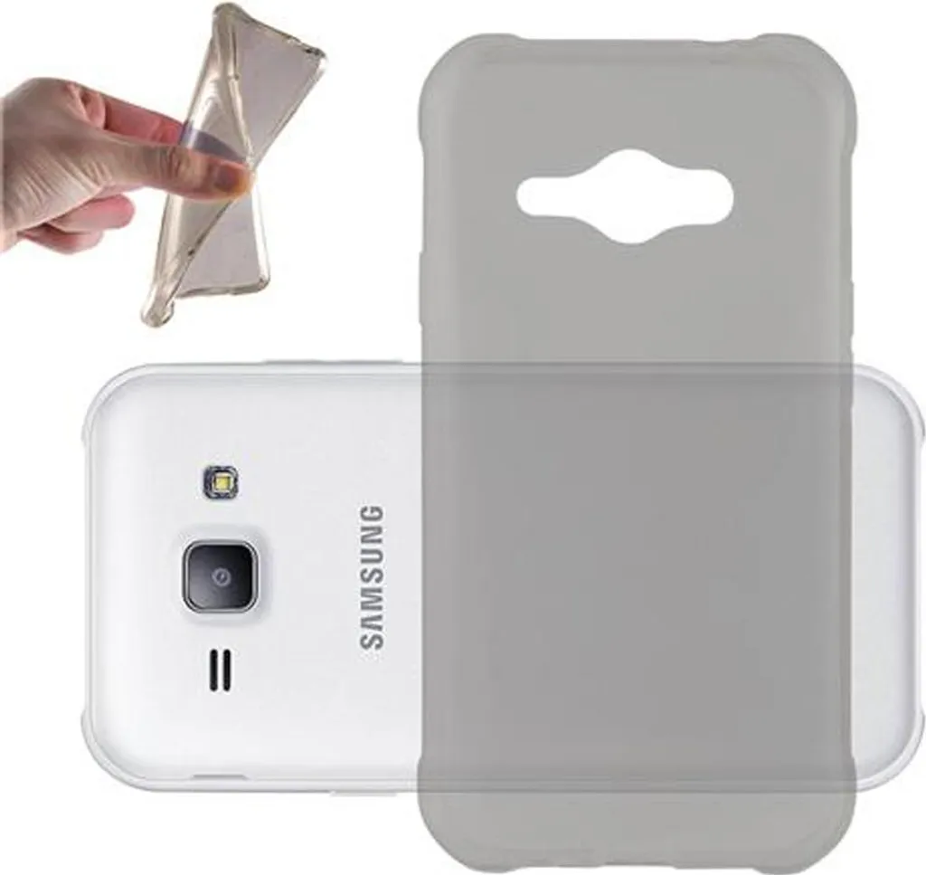 Cadorabo Cover Samsung Galaxy J1 ACE - Custodia Silicone TPU Nero