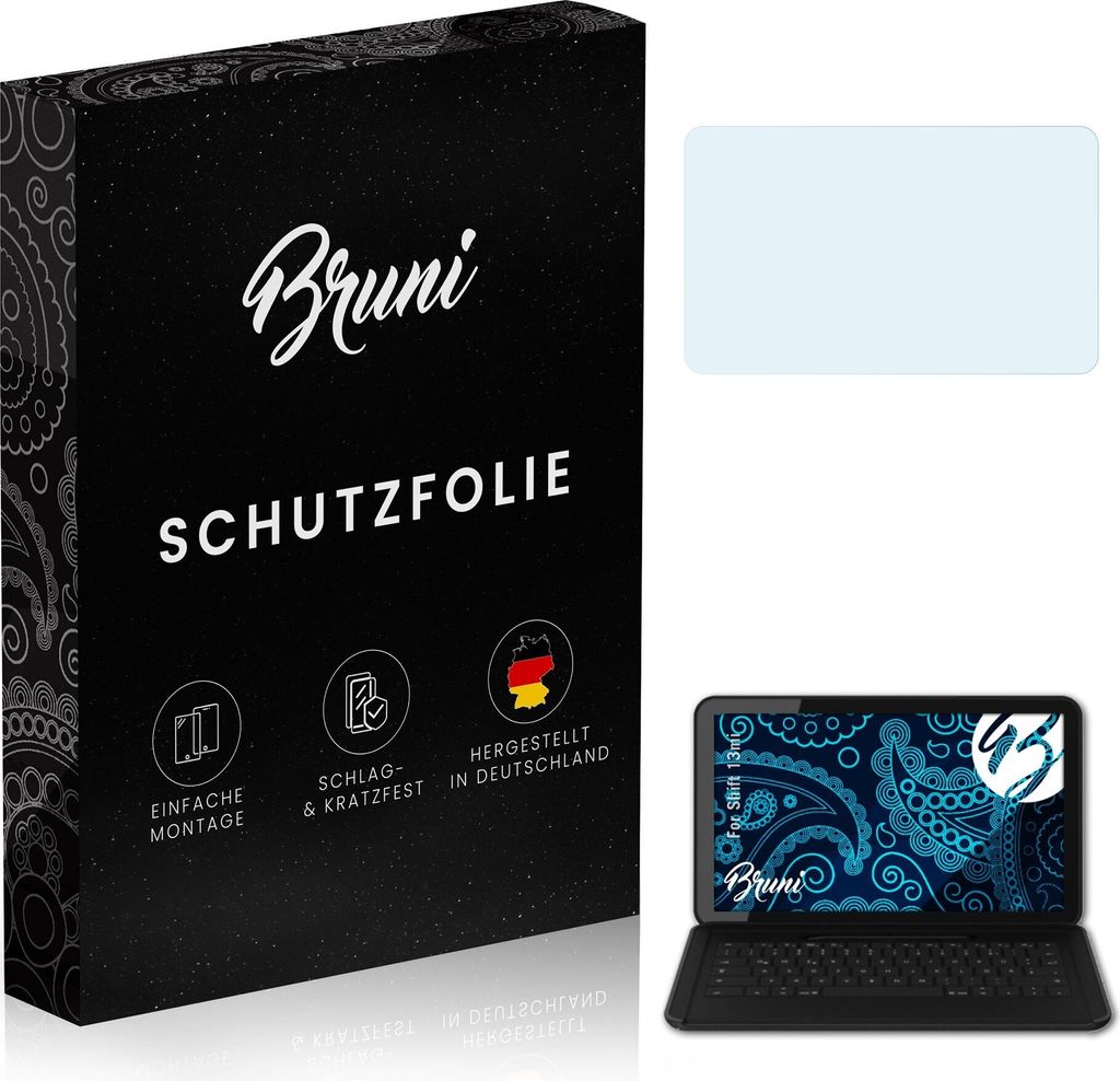 Bruni Basics-Clear 2x Schutzfolie kompatibel mit Shift 13mi Folie
