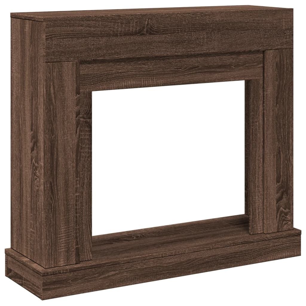 vidaXL Krbová obestavba hnědý dubový vzhled 100x30x87,5 cm Obrázek produktu 