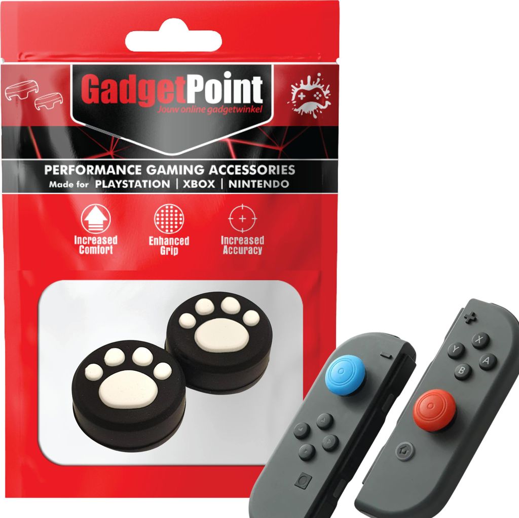 Thumbgrips - Thumb Grips voor Nintendo Switch Joy-Con Controllers - Gaming Thumbgrips - Performance Anti-Slip Thumbsticks - Bescherming Accessoires...