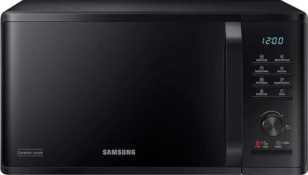Samsung MS23K3515AK Mikrowelle mit flacher Oberfläche, nur Produktbild 