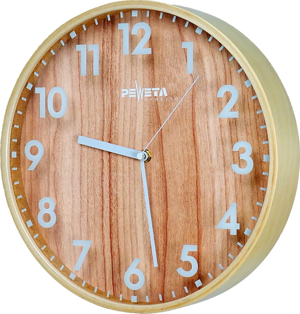 Horloge murale PEWETA 55210311 radio-pilotée : finis les retards