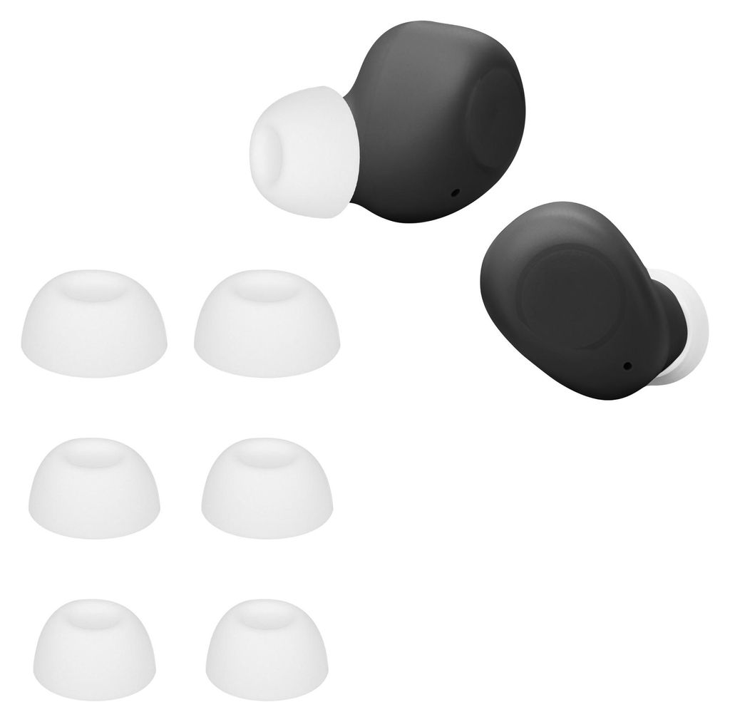 kwmobile 6x Polster kompatibel mit JBL WAVE BUDS - 3 Größen - Silikon Ohrstöpsel In-Ear Kopfhörer