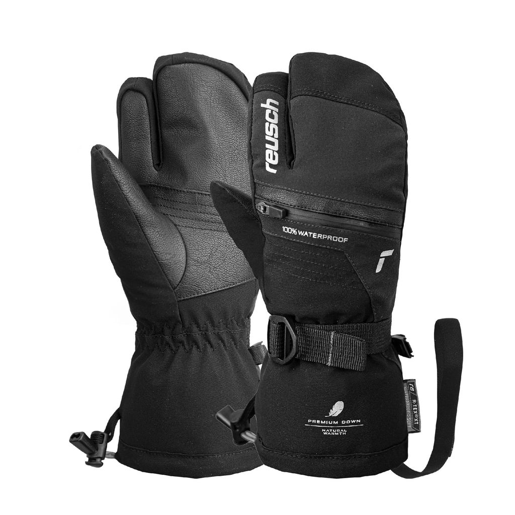 Reusch 3-Finger Handschuhe Lando R-TEX XT mit wasserdichter Funktion 7702 black / silver 4